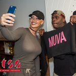 Fans taking pictures with Amber Rose at the Pop-Up Shop in Toronto | OTSN