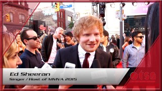 Much Music Video Awards 2015 hosted by Ed Sheeran