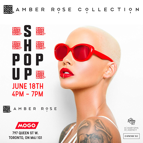Amber Rose Collection Pop Up Shop in time for MMVAs 2016