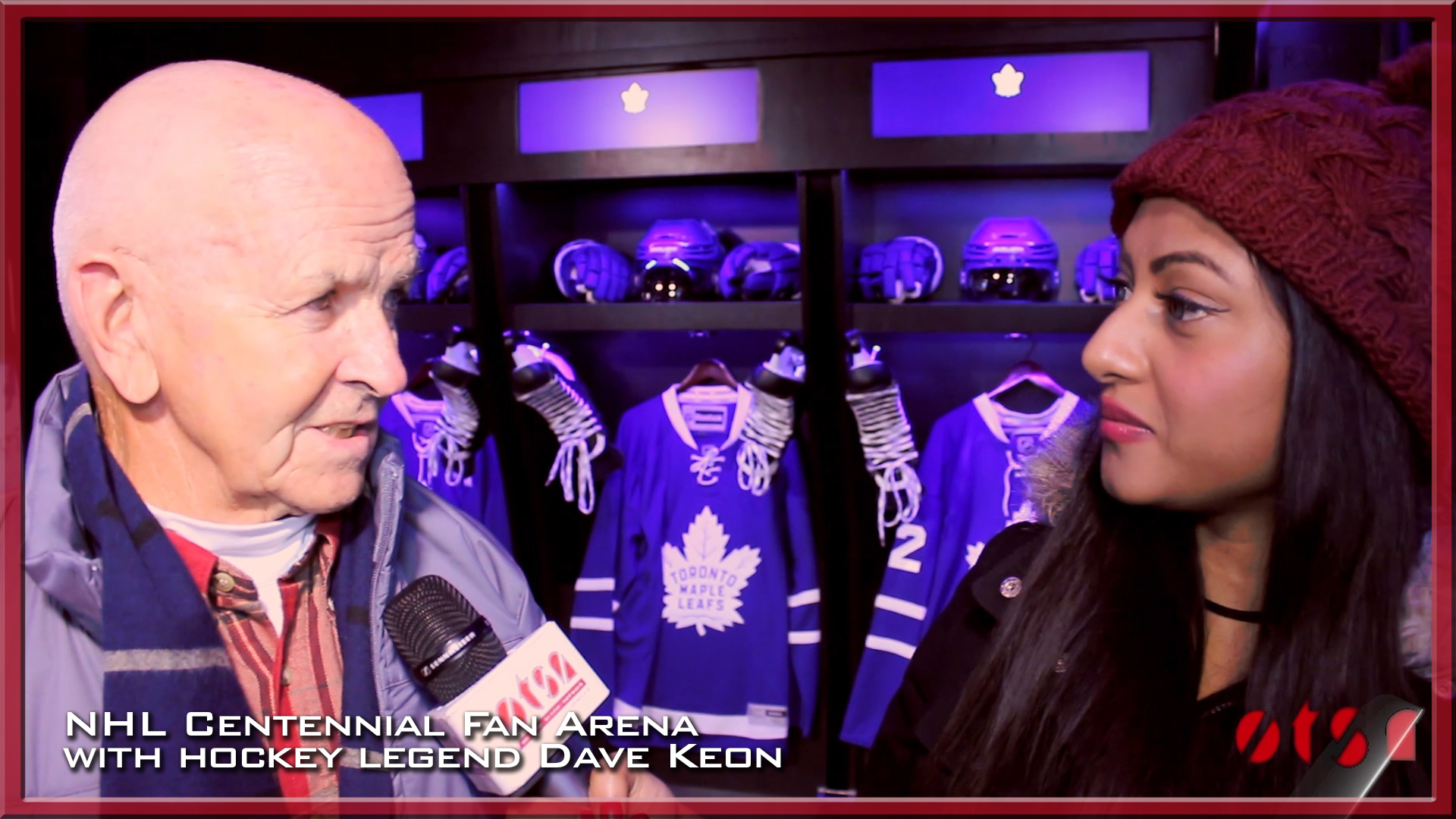 NHL Centennial Fan Arena with hockey legend Dave Keon
